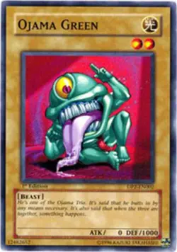 Ojama Green - DP2-EN002 - Common - Unlimited Edition - Damaged - Image 1