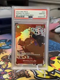2023 ONE PIECE GIFT COLLECTION 2023 #001 MONKEY D. LUFFY PSA 10 - Image 1