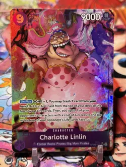 CHARLOTTE LINLIN - One Piece OP08-069 - AA Alt Art Super Rare SR - Two Legends - Image 1