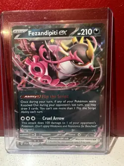 Fezandipiti EX Shrouded Fable Holo Double Rare Pokemon TCG Card 038/064 - Image 1