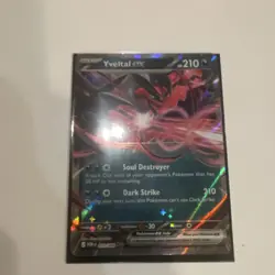 Pokemon Yveltal EX 210 HP 053/080 Holo Rare Trading Card English - Image 1