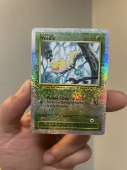 Pokemon Card Legendary Collection Weedle Reverse Holo 99/110 LP - Image 1
