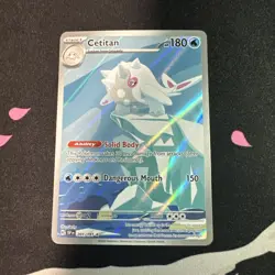 Pokemon TCG Cetitan Illustration Rare Card Surging Sparks 201/191 - Image 1