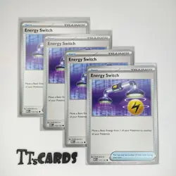 Energy Switch 115/132 x4 Playset 4x Pokemon TCG ME01 Mega Evolution MEG - 4 Card - Image 1