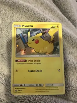 Pikachu SM157 Holo Promo Pokemon Card Sun Moon NM - Image 1