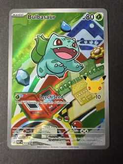 Pokemon TCG MEP Promo Holo 3-Card Lot Bulbasaur Charmander Squirtle 037-039 - Image 2