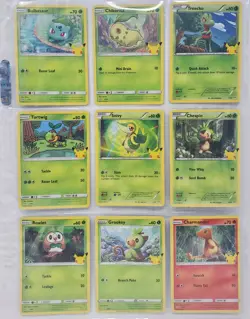 2021 McDonald’s Pokemon 25th Anniversary Card Complete 25 Card Non-Holo Set Mint - Image 1