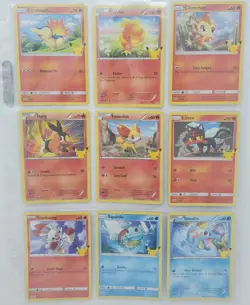 2021 McDonald’s Pokemon 25th Anniversary Card Complete 25 Card Non-Holo Set Mint - Image 2