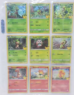 2021 McDonald’s Pokemon 25th Anniversary Card Complete 25 Card Non-Holo Set Mint - Image 4