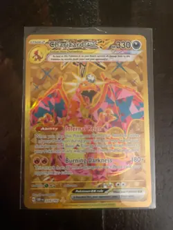 Pokemon TCG Charizard ex 228/197 Full Art Holo Hyper Rare Obsidian Flames EN - Image 1
