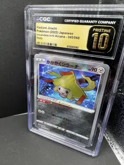 🔥🔥Pristine 10 Radiant Jirachi 045/068 Pokemon Incandescent Arcana Holo 2022🔥 - Image 2