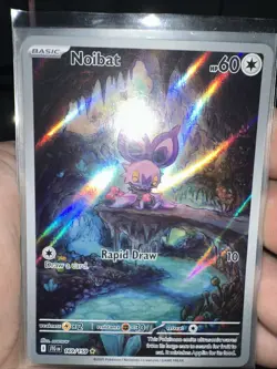 🔥Pokemon TCG-Noibat-169/159-Sv09:-Journey Together-Illustration-Holo-M/NM!🔥 - Image 1