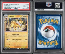 Pokemon Prismatic Evolutions Jolteon #169 Poster Collection Promo - PSA 10 - Image 3