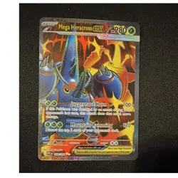Pokemon Mega Heracross EX Ultra Rare Full Art Holo XY Flashfire 108/094 280 HP - Image 1