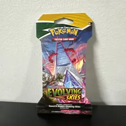 Pokemon TCG Evolving Skies Sealed Sleeved Booster Pack Duraludon Art - Image 1
