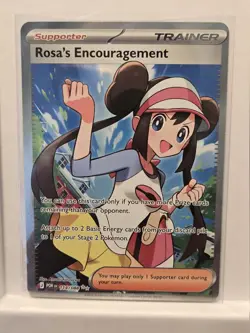 Pokemon TCG Rosa's Encouragement 114/088 Ultra Rare Perfect Order English NM - Image 1