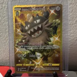 Pokemon TCG Galarian Perrserker 205/192 Rebel Clash Secret Rare Full Art Holo - Image 1