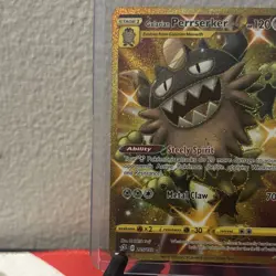 Pokemon TCG Galarian Perrserker 205/192 Rebel Clash Secret Rare Full Art Holo - Image 3