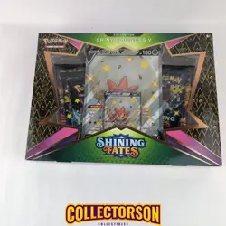 Pokemon TCG Sword & Shield Shining Fates Eldegoss V 5 Booster Packs - Image 1
