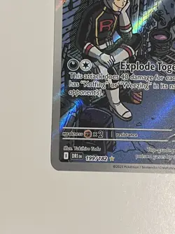 Team Rocket's Weezing Sv10: Destined Rivals 199/182 Holo Full Art IR 2025 - Image 4