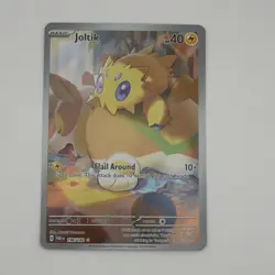 Pokemon TCG Joltik 196/182 SV04: Paradox Rift Illustration Rare Holo English - Image 1