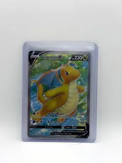 Pokemon Dragonite V Full Art 076/078 Pokemon GO Ultra Rare Holo NM - Image 1