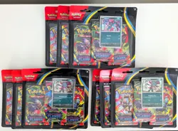 Pokemon TCG Phantasmal Flames - 3 Pack Blister (Lot of 9) - Brand New, Sealed - Image 1