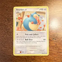 Pokemon TCG Snorlax Rising Rivals 33/111 Regular Rare 100 HP Basic English - Image 1