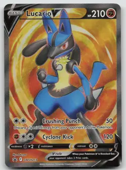 Lucario V SWSH213 Holo Promo Sword & Shield Promo Pokemon Near Mint - Image 1