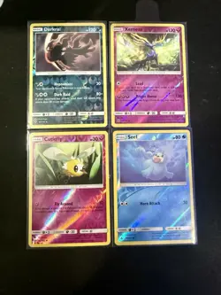 Pokemon TCG Reverse Holo Lot Darkrai Xerneas Cutiefly Seel XY Sun & Moon LP-NM - Image 1