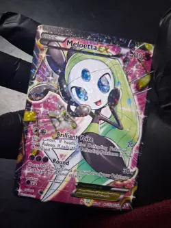 Meloetta EX RC25/RC25 Full Art Radiant Collection Legendary Treasures NM Pokemon - Image 2