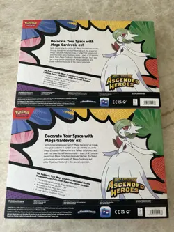 Pokemon Ascended Heroes Premium Poster Collection Gardevoir New Sealed (x2) - Image 2