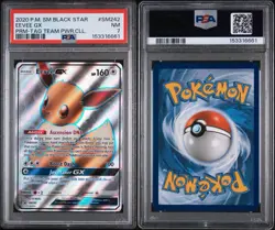 Pokemon TCG Eevee GX SM242 Full Art Ultra Rare Tag Team Black Star Promo - Image 3
