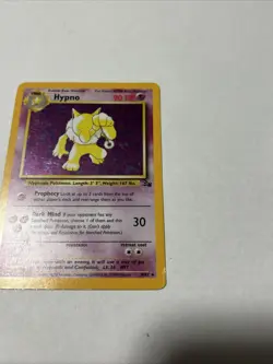 Pokemon Hypno Fossil Holo Rare 8/62 90 HP Wizards TCG 1999 Unlimited - Image 2