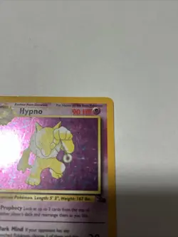 Pokemon Hypno Fossil Holo Rare 8/62 90 HP Wizards TCG 1999 Unlimited - Image 3