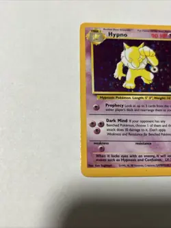 Pokemon Hypno Fossil Holo Rare 8/62 90 HP Wizards TCG 1999 Unlimited - Image 5