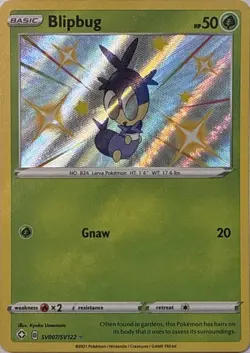 Blipbug SV007/SV122 Shiny Rare Shining Fates Shiny Vault Pokemon NM - Image 1
