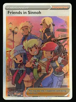Friends in Sinnoh 149/159 Ultra Rare Crown Zenith Pokemon Near Mint - Image 1