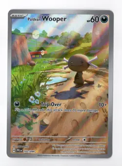 Paldean Wooper 102/094 Illustration Rare Phantasmal Flames Pokemon Near Mint - Image 1