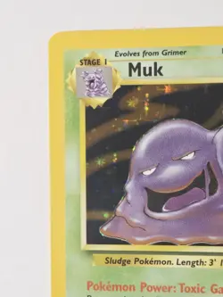 Muk 13/62 - Fossil - Holo Rare - WoTC Pokemon 1999 - Image 3
