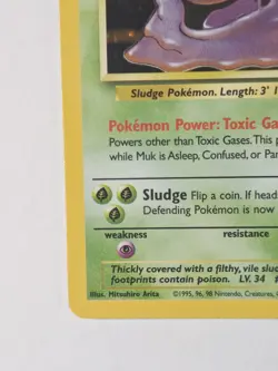 Muk 13/62 - Fossil - Holo Rare - WoTC Pokemon 1999 - Image 5