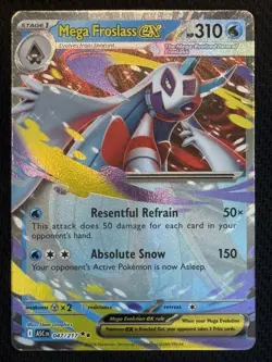 Pokemon TCG Mega Froslass EX Ascended Heroes 047/217 English NM - Image 1