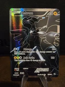 Pokemon TCG Zekrom 114/114 Black & White Base Full Art Holo 🌟NM/MINT🌟 2011 - Image 1