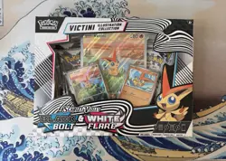 Pokemon TCG Black Bolt & White Flare Unova Victini Illustration Collection Box - Image 1