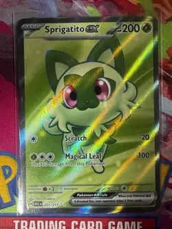 Pokemon Sprigatito EX ASC Heroes Ultra Rare Holo 251/217 2026 EN 200 HP - Image 2
