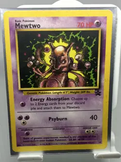 Wizards of the Coast Mewtwo 14/102 Base Set Unlimited 1999 English Holo 70 HP - Image 1