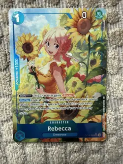 Rebecca (Alt Art) OP15-053 SR Adventure on KAMI's Island ONE PIECE ENGLISH NM - Image 1