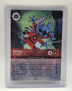Disney 100 Lorcana Floodborn Stitch Abomination Promo 21/P1 D100 M/NM - Image 1