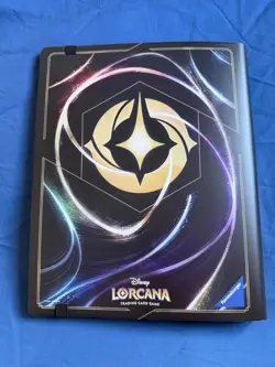Disney Lorcana 9-Pocket Portfolio Binder Lorebook, Card Back Design - Image 2
