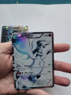 Pokemon TCG Reshiram 113/114 Black and White Holo Card - Image 1